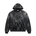 DESTROYED ZIP HOODIE MOCKUP