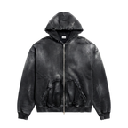 DESTROYED ZIP HOODIE