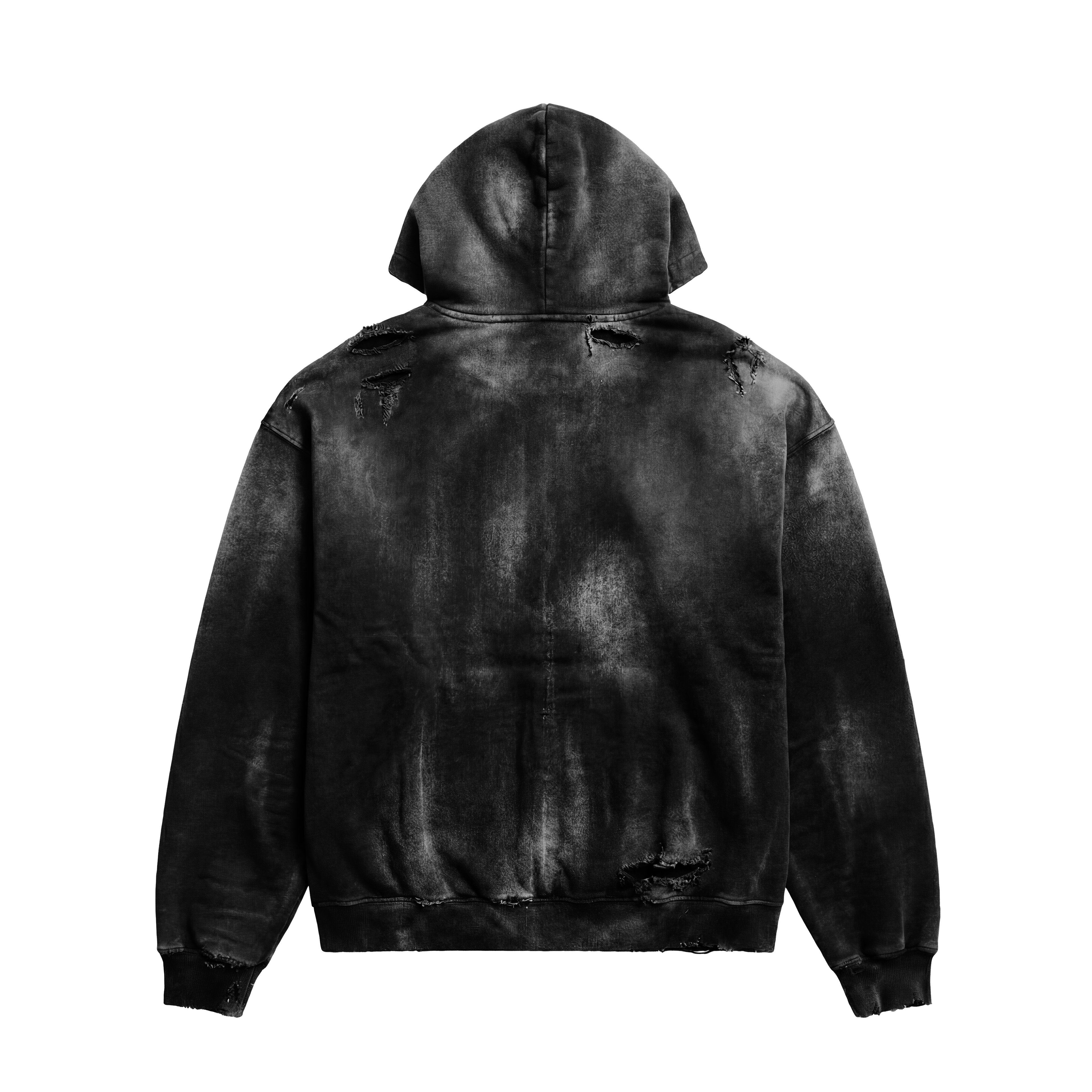 DESTROYED ZIP HOODIE