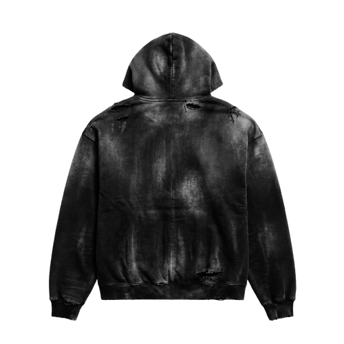 DESTROYED ZIP HOODIE