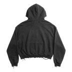 DISTRESSED PULLOVER HOODIE