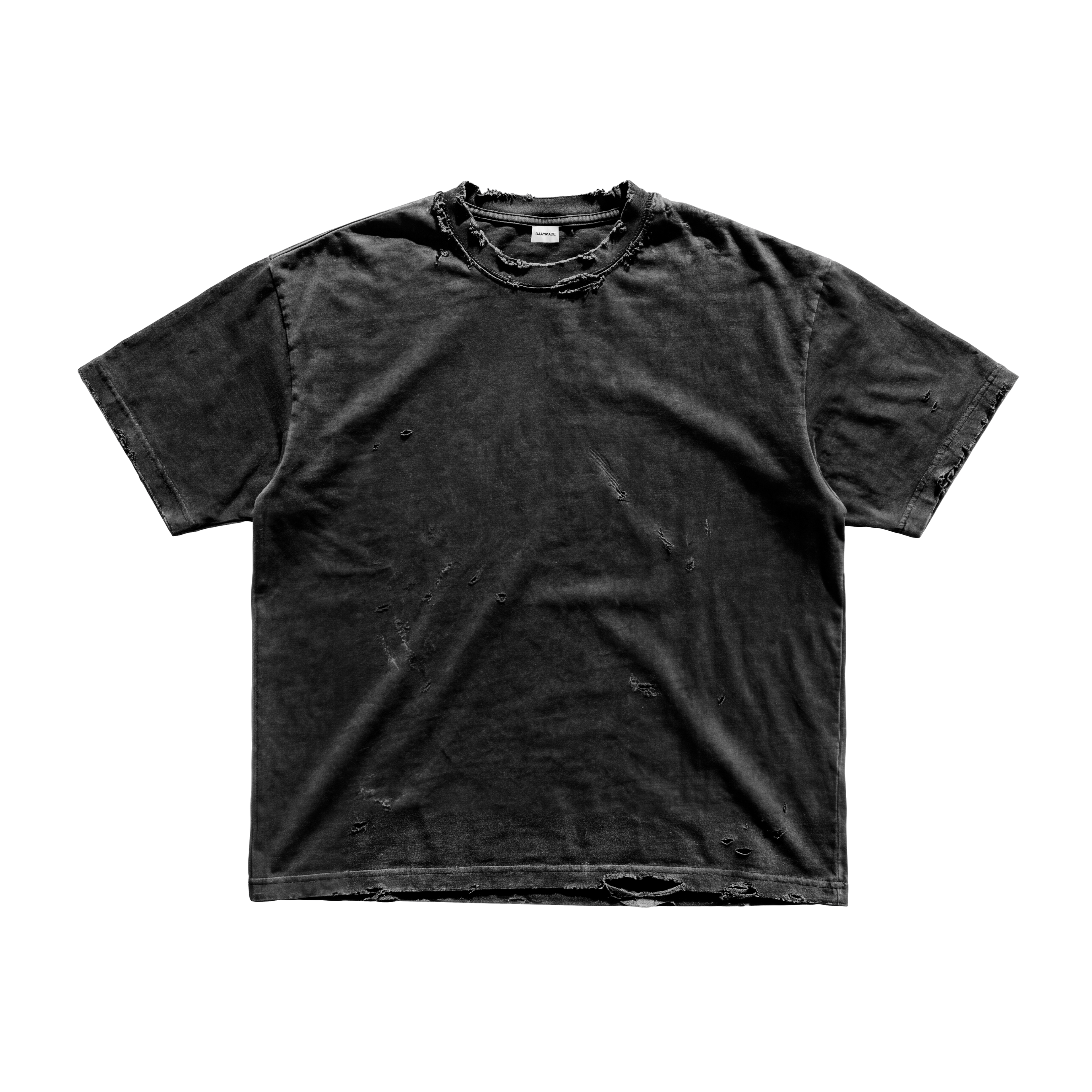 DISTRESSED BOXY TEE MOCKUP