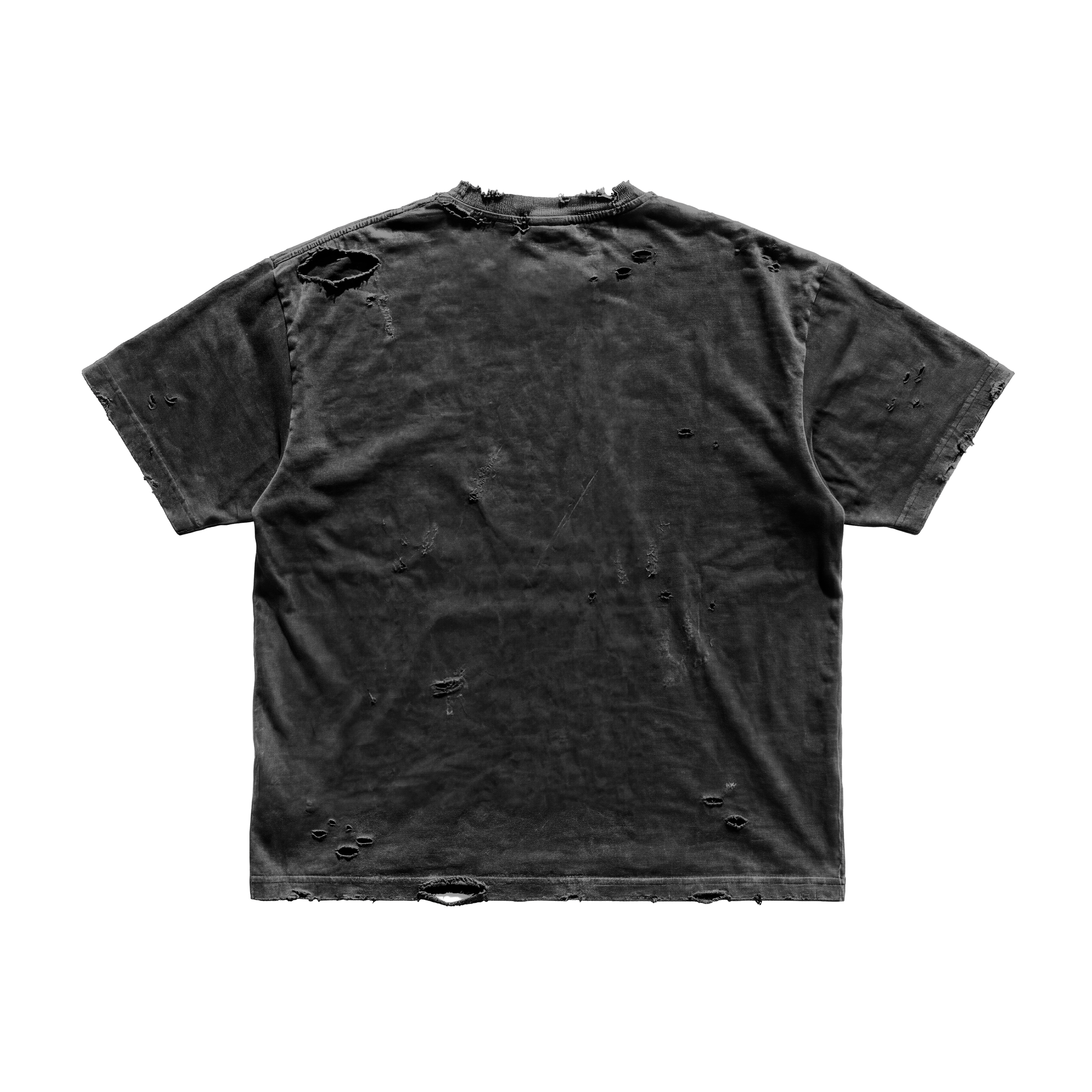 DISTRESSED BOXY TEE MOCKUP