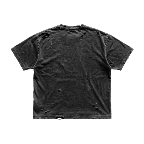 DISTRESSED BOXY TEE MOCKUP