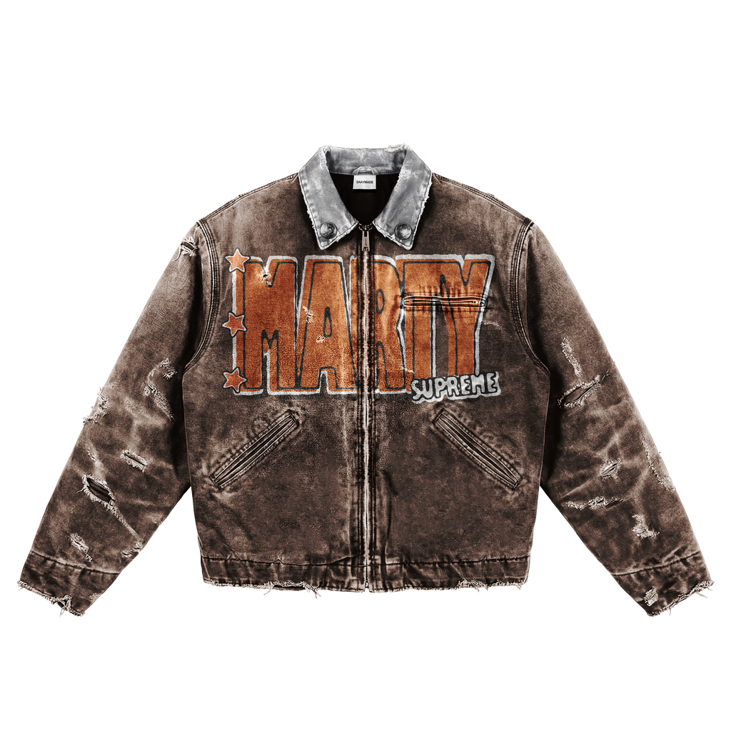 DISTRESSED WORK JACKET MOCKUP