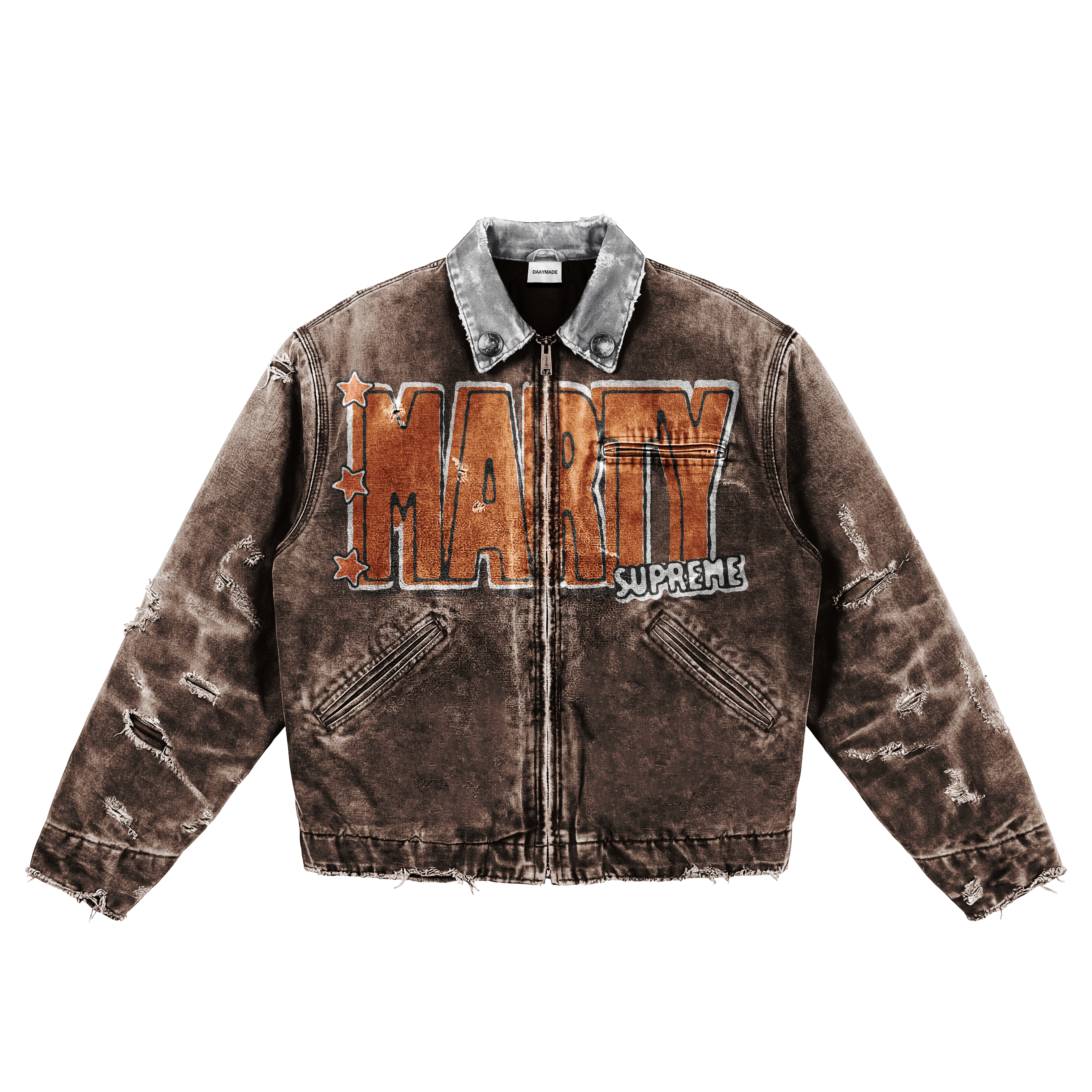 DISTRESSED WORK JACKET MOCKUP